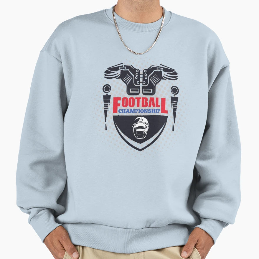 Football Championship Sweatshirt - Casual Everyday Wear for Adults - T-Shirt, Sweatshirt, Hoodie