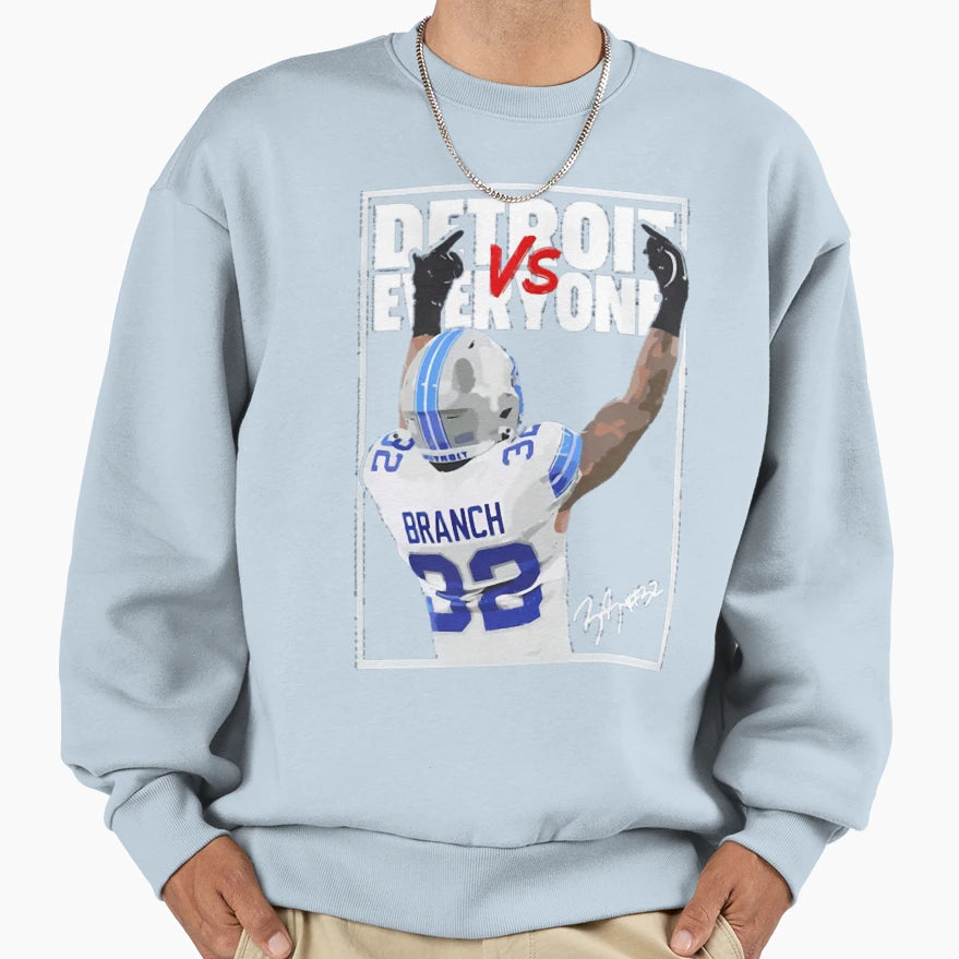 Detroit Lions Vs Everyone Brian Sweatshirt - Trendy Graphic Men Women - T-Shirt, Sweatshirt, Hoodie