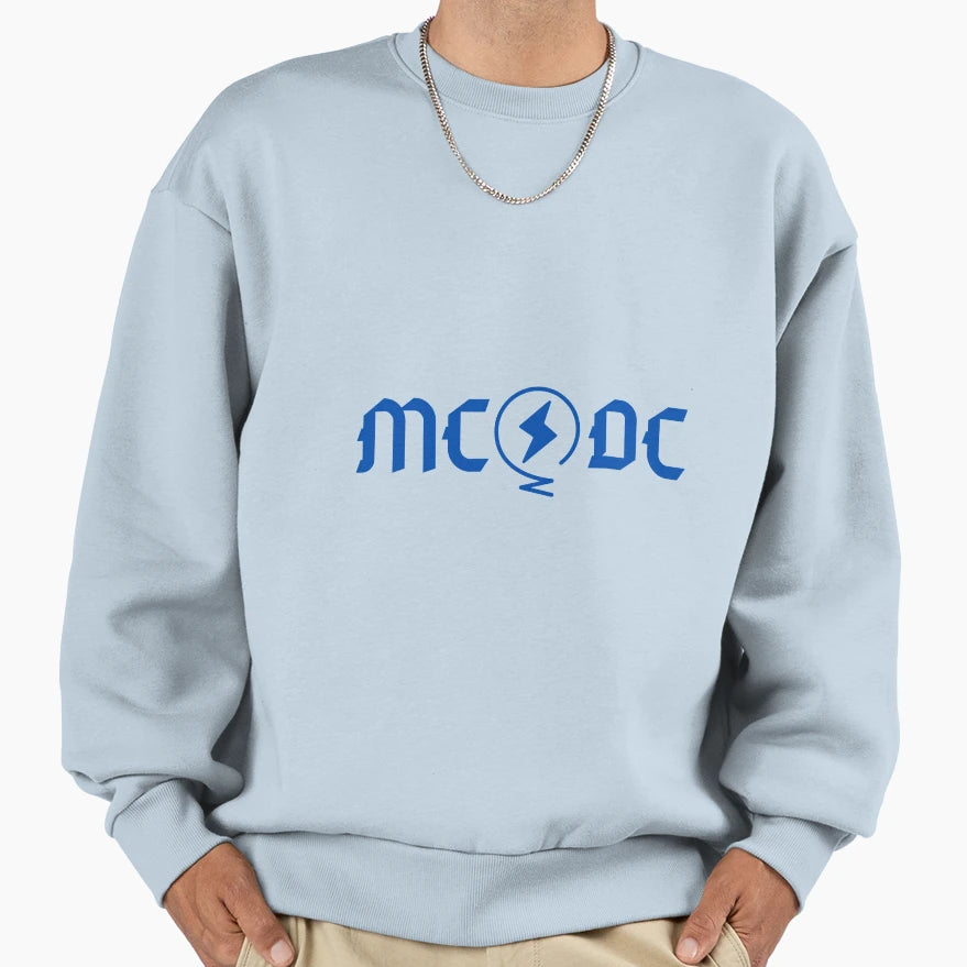 Mcdc Back Blue T-Shirt - Fun Novelty Design for Adults - T-Shirt, Sweatshirt, Hoodie