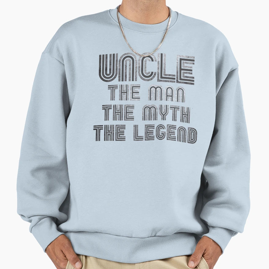 Uncle Myth Legend Sweatshirt - Minimalist Print Men Women - T-Shirt, Sweatshirt, Hoodie