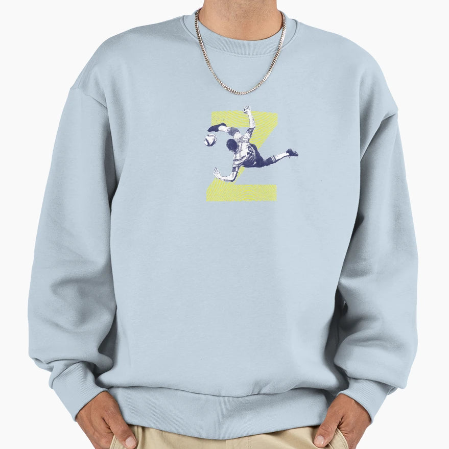 Footballer Z Sweatshirt - Aesthetic Graphic Unisex - T-Shirt, Sweatshirt, Hoodie