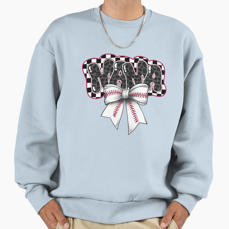 Baseball Mama Game Day Team Spirit Sweatshirt - Minimalist Print for Adults - T-Shirt, Sweatshirt, Hoodie