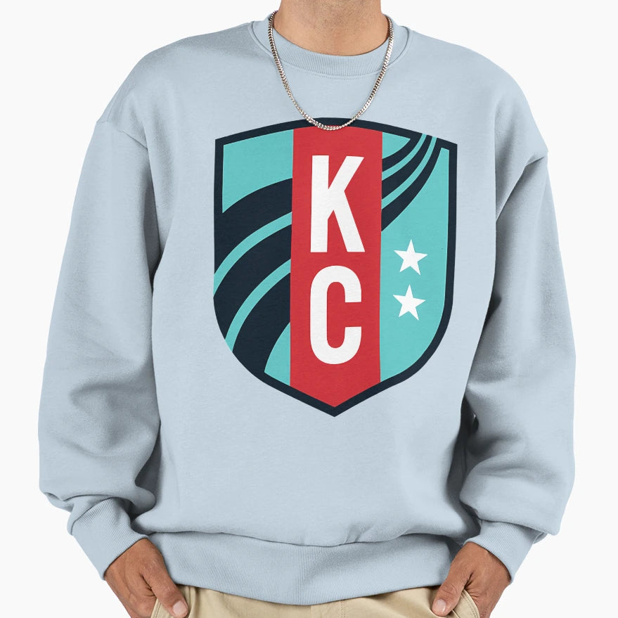Kansa City Current Sweatshirt - Minimalist Print for Adults - T-Shirt, Sweatshirt, Hoodie