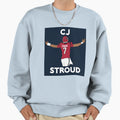 Cj Stroud Embracing Fans Sweatshirt - Unique Graphic for Adults - T-Shirt, Sweatshirt, Hoodie