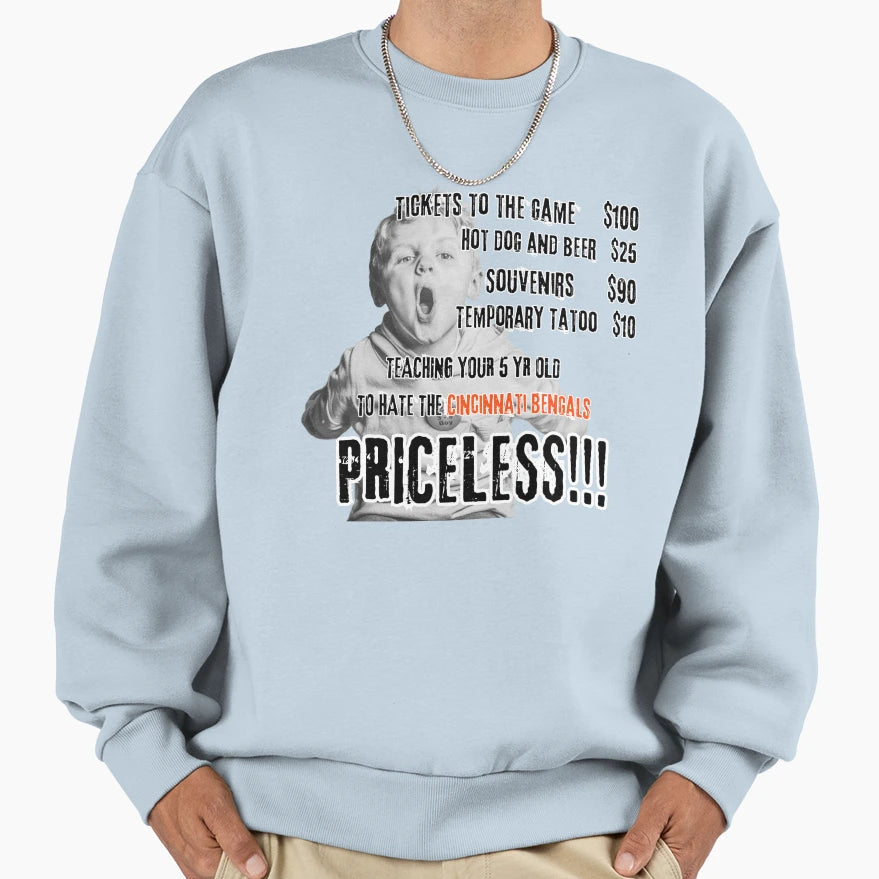Priceless Teaching Your 5 Yr Old To Sweatshirt - Minimalist Print Unisex - T-Shirt, Sweatshirt, Hoodie