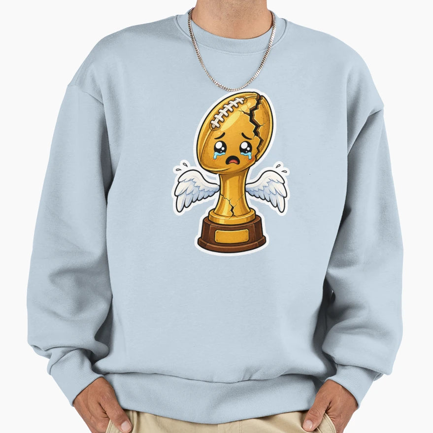 Sad Fantasy Trophy Funny Sweatshirt - Aesthetic Graphic for Adults - T-Shirt, Sweatshirt, Hoodie