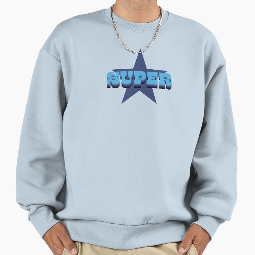 Superstar Sweatshirt - Fun Novelty Design for Adults - T-Shirt, Sweatshirt, Hoodie