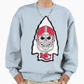 Chiefs Skull Sweatshirt - Unique Graphic for Adults - T-Shirt, Sweatshirt, Hoodie