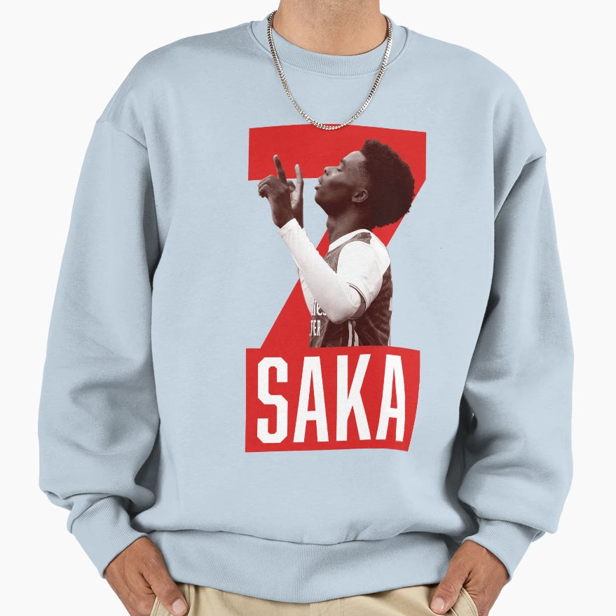 Bukayo Saka Sweatshirt - Streetwear Style for Adults - T-Shirt, Sweatshirt, Hoodie