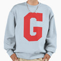 Alphabet Red G Sports Letter G Sweatshirt - Graphic Print Unisex - T-Shirt, Sweatshirt, Hoodie