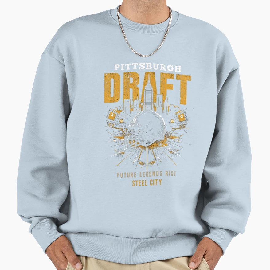 Pittsburgh Draft 2026 Football Sweatshirt - Custom Art Print Unisex - T-Shirt, Sweatshirt, Hoodie