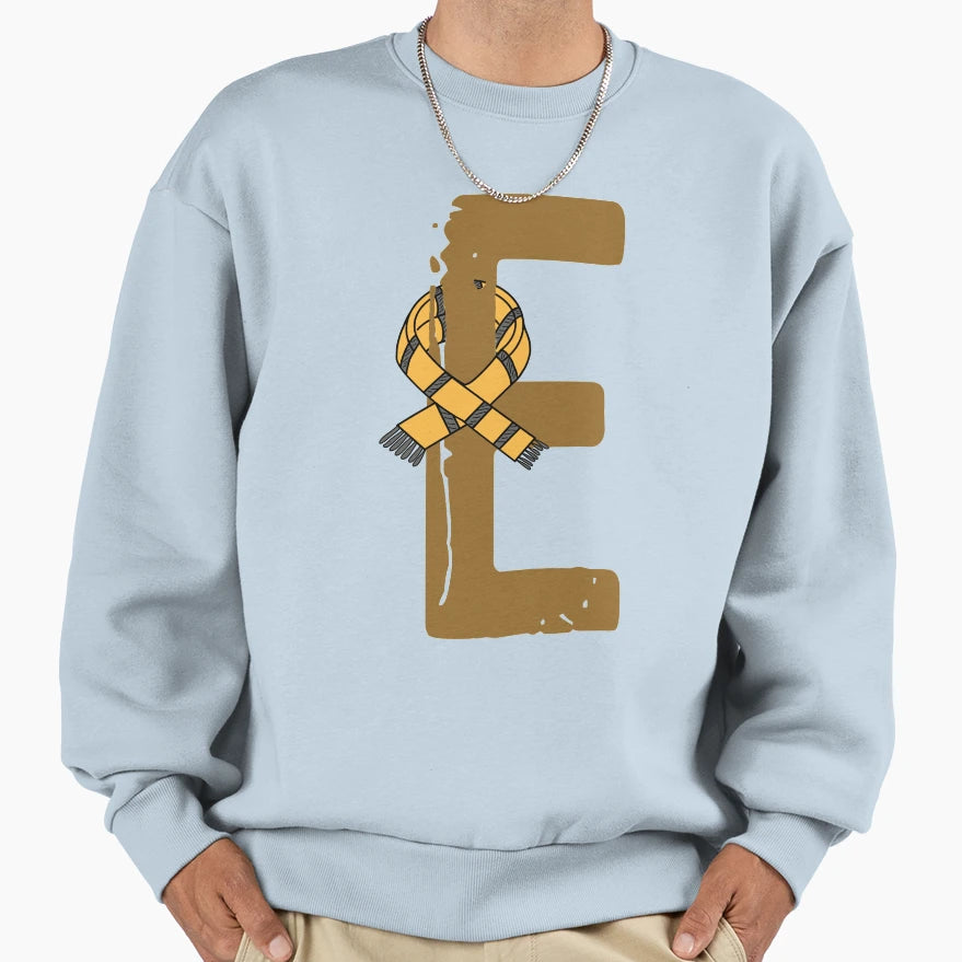 E Letter Magic School Team Badger Sweatshirt - Unique Graphic Men Women - T-Shirt, Sweatshirt, Hoodie