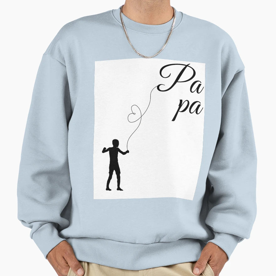 Dad And Child Sweatshirt - Fun Novelty Design Men Women - T-Shirt, Sweatshirt, Hoodie