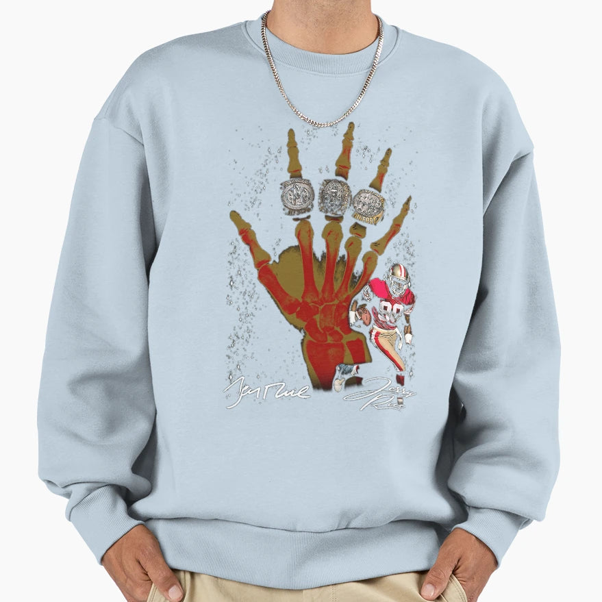 Jerry Rice X Ray Sweatshirt - Fun Novelty Design Unisex - T-Shirt, Sweatshirt, Hoodie