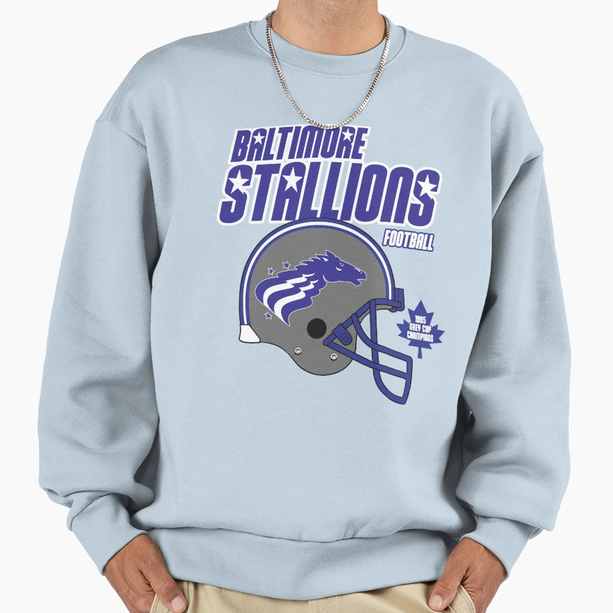 Baltimore Stallions Football Sweatshirt - Novelty Apparel Unisex - T-Shirt, Sweatshirt, Hoodie
