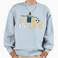 Best Futbol Just Loves Anime Is Sweatshirt - Novelty Apparel for Adults - T-Shirt, Sweatshirt, Hoodie