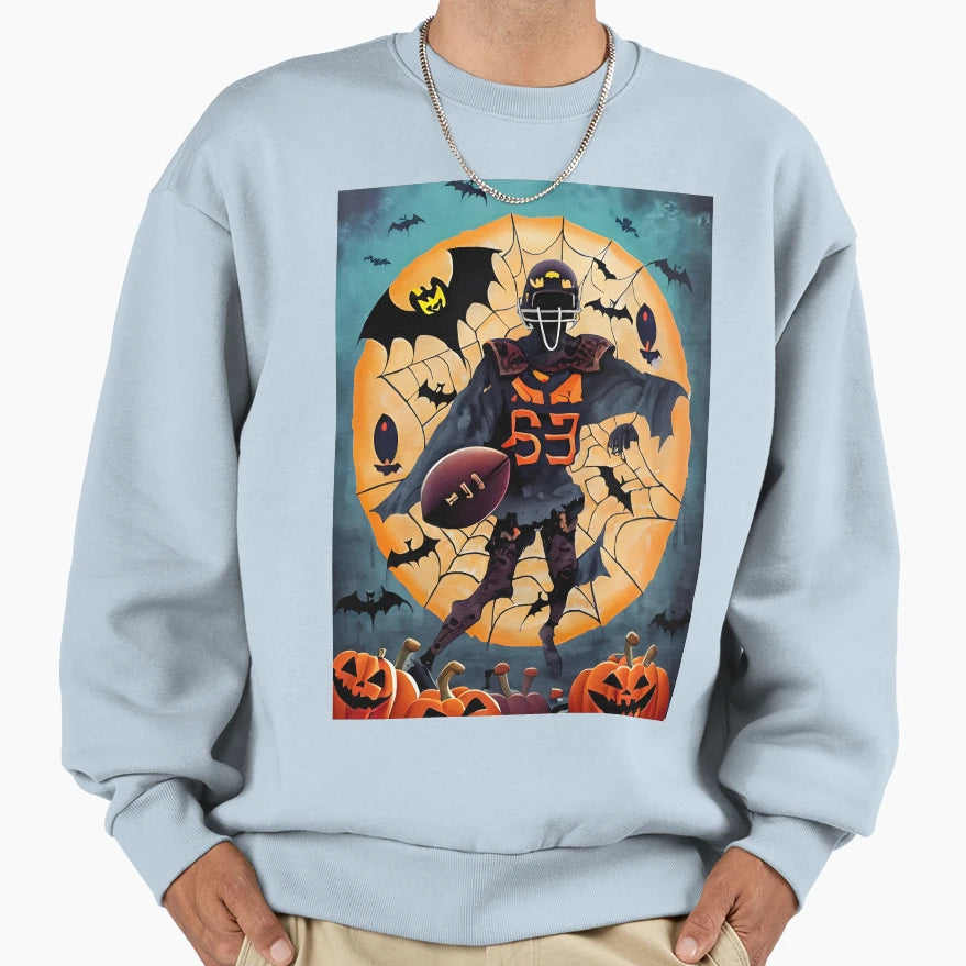 Scarecrows Player Halloween Touchdown Sweatshirt - Custom Art Print Unisex - T-Shirt, Sweatshirt, Hoodie
