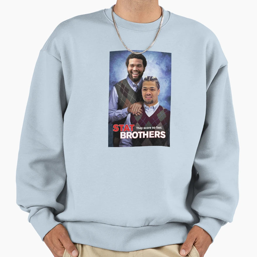 Stat Brothers Title Bears Step Sweatshirt - Fun Novelty Design for Adults - T-Shirt, Sweatshirt, Hoodie