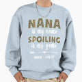 Custom Grandma Leopard Nana Is My T-Shirt - Aesthetic Graphic for Adults - T-Shirt, Sweatshirt, Hoodie