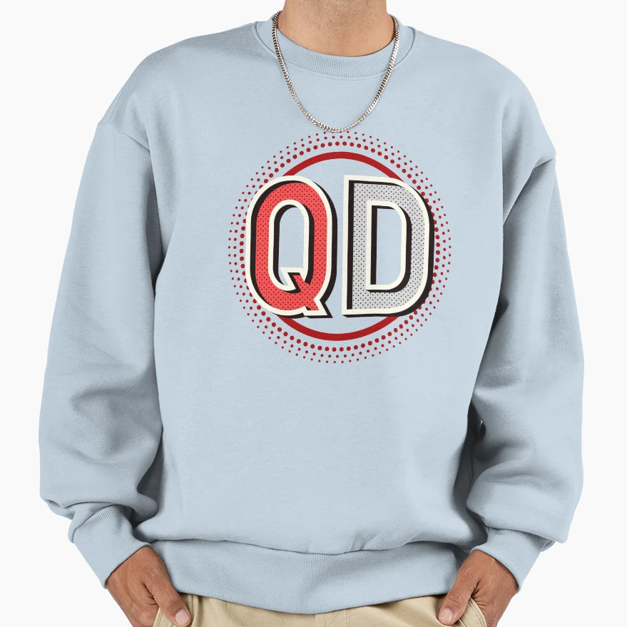 Quantum Designs Brand Logo Sweatshirt - Casual Everyday Wear Men Women - T-Shirt, Sweatshirt, Hoodie