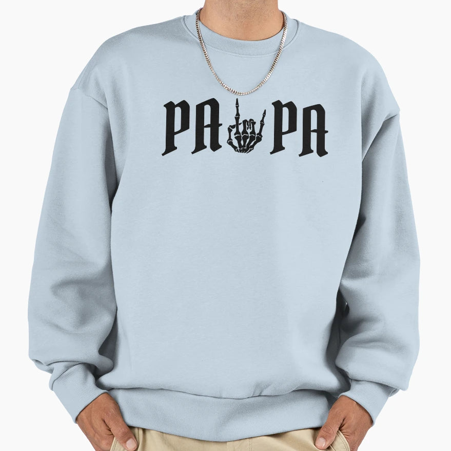 Halloween Spooky Papa Sweatshirt - Streetwear Style Unisex - T-Shirt, Sweatshirt, Hoodie