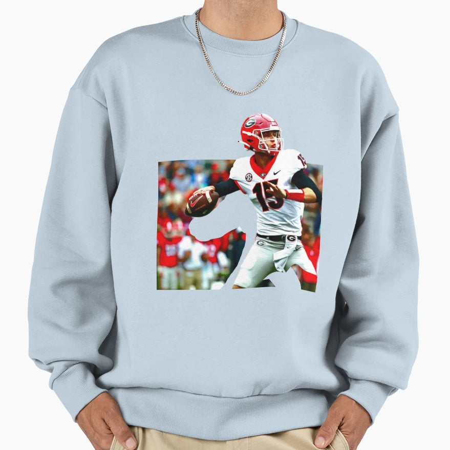 Quarterback Sweatshirt - Streetwear Style Unisex - T-Shirt, Sweatshirt, Hoodie