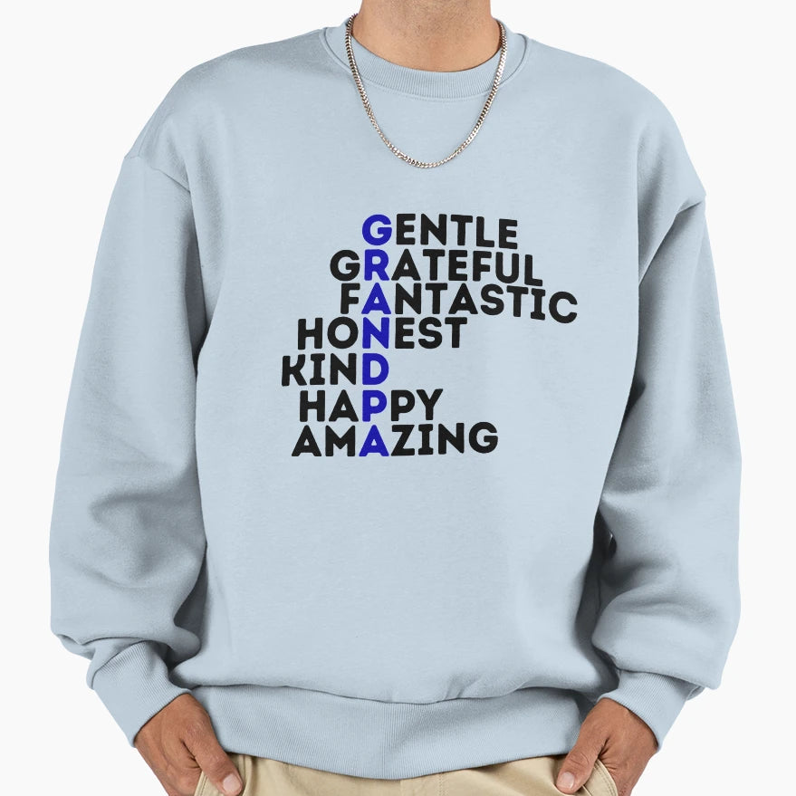 Grandpa Sweatshirt - Custom Art Print for Adults - T-Shirt, Sweatshirt, Hoodie