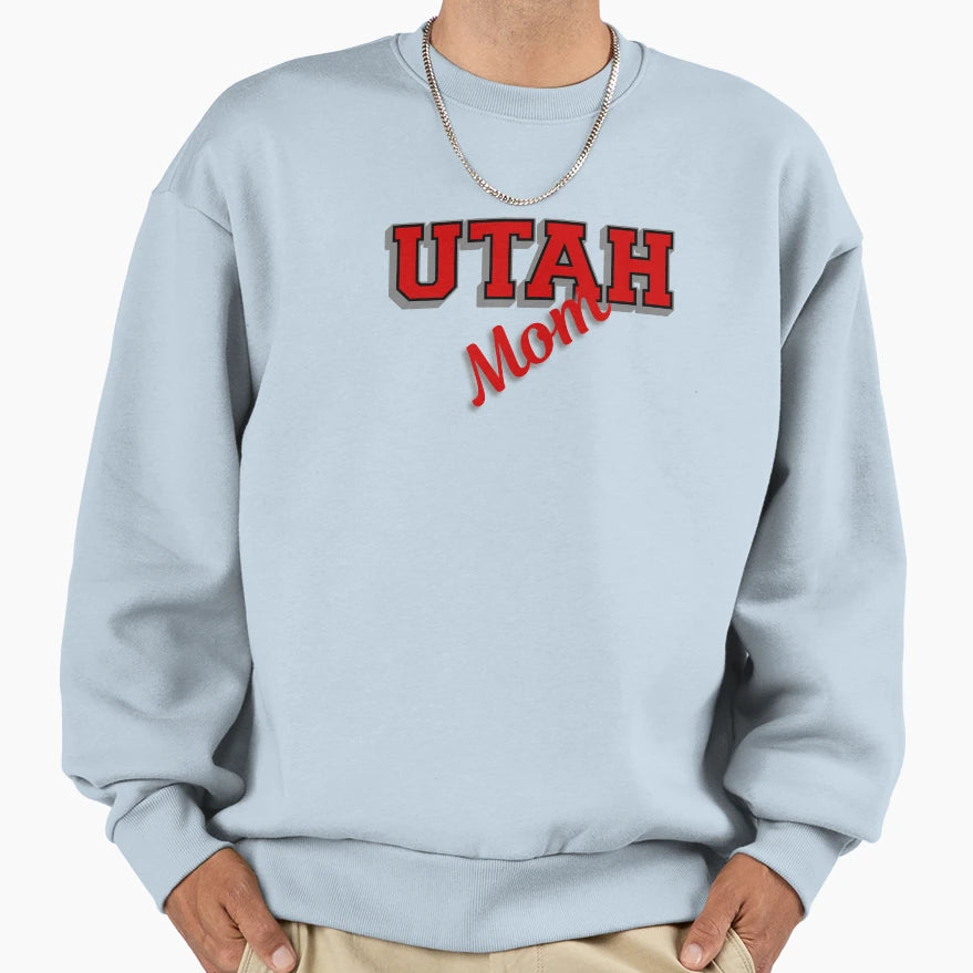 Utah Mom Sweatshirt - Trendy Graphic Unisex - T-Shirt, Sweatshirt, Hoodie