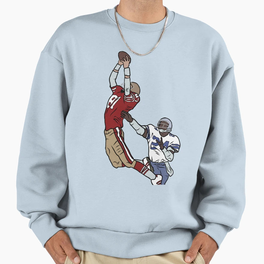Dwight Clark Catch Sweatshirt - Fun Novelty Design Unisex - T-Shirt, Sweatshirt, Hoodie
