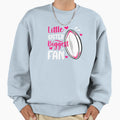 Little Sister Biggest Fan Cheer Sweatshirt - Minimalist Print for Adults - T-Shirt, Sweatshirt, Hoodie