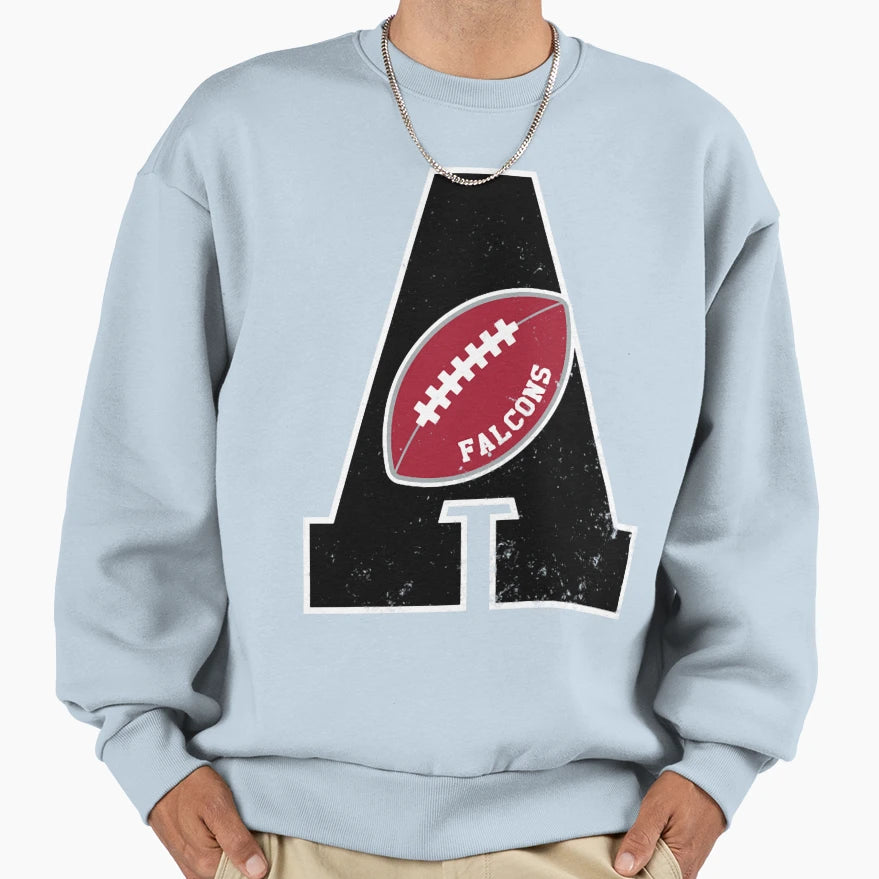 Art Atlanta Falcons Sweatshirt - Minimalist Print for Adults - T-Shirt, Sweatshirt, Hoodie