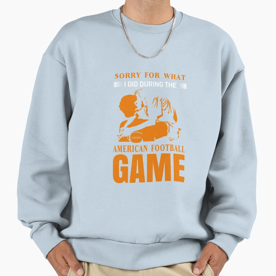 American Football Sweatshirt - Fun Novelty Design for Adults - T-Shirt, Sweatshirt, Hoodie
