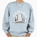 Mens Baseball Grandpa Funny Baseball Sweatshirt - Custom Art Print Unisex - T-Shirt, Sweatshirt, Hoodie