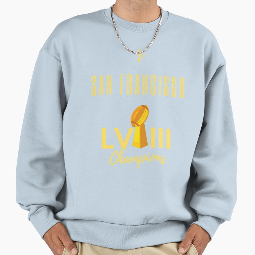 San Francisco Lviii Championship T-Shirt - Streetwear Style for Adults - T-Shirt, Sweatshirt, Hoodie