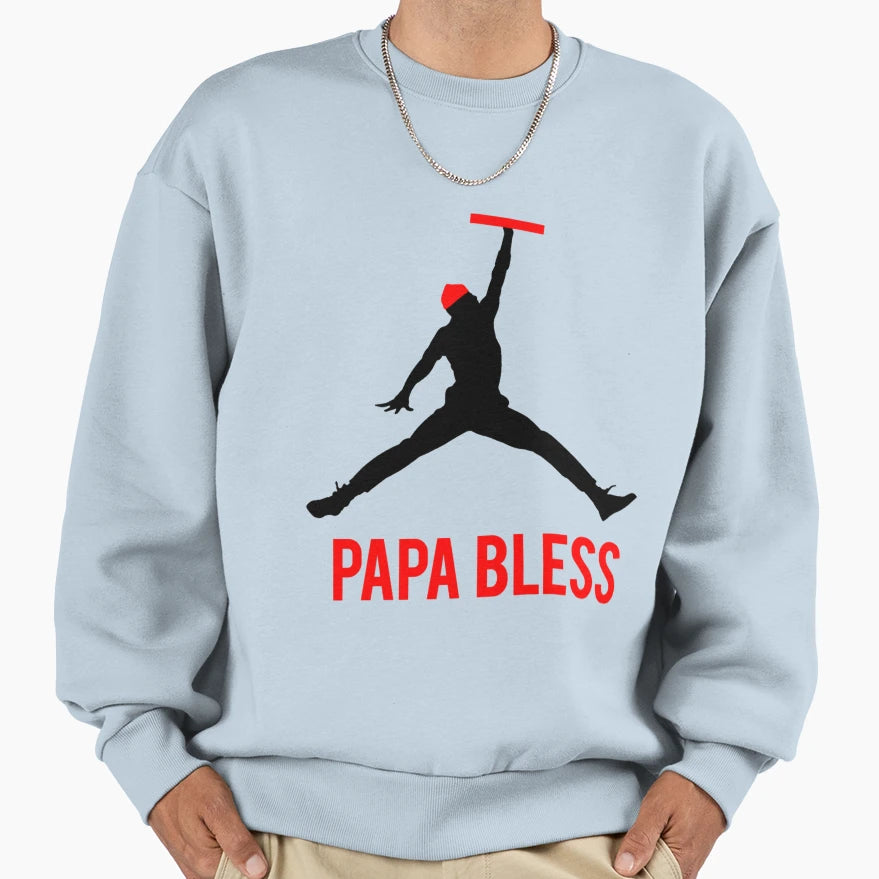 Papa Bless Sweatshirt - Unique Graphic Men Women - T-Shirt, Sweatshirt, Hoodie