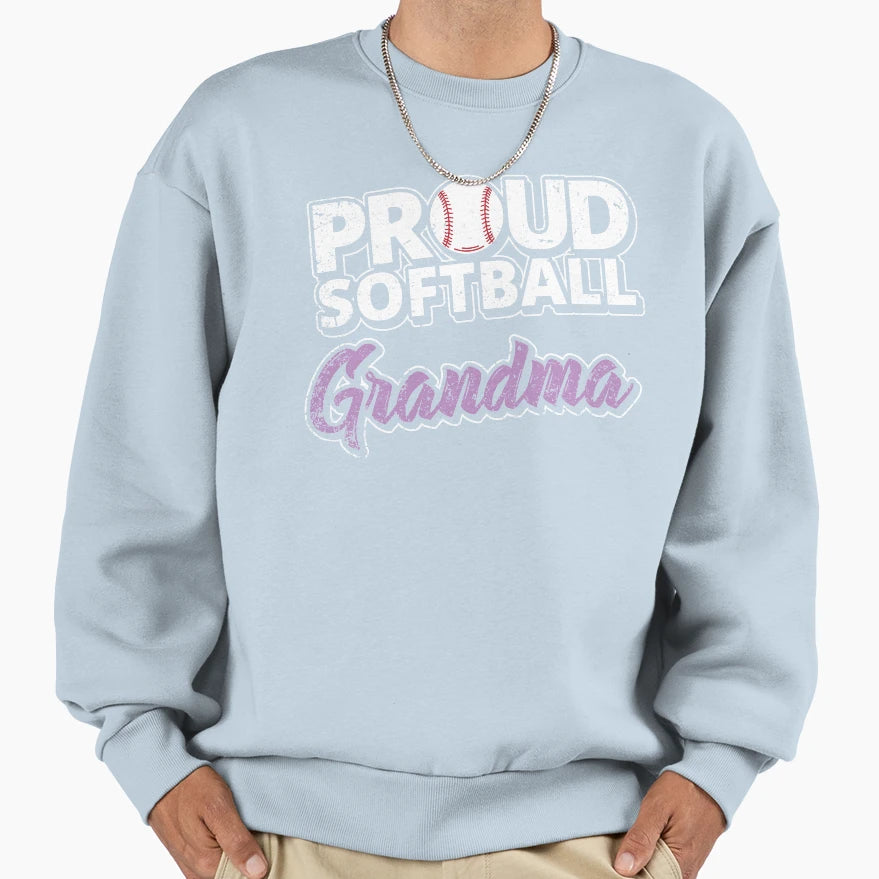 Family Player Proud Softball Sweatshirt - Custom Art Print Men Women - T-Shirt, Sweatshirt, Hoodie