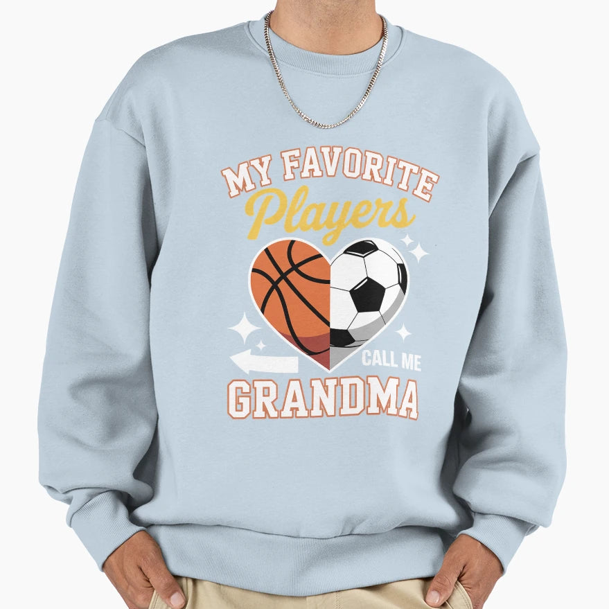My Favorite Soccer Basketball Sweatshirt - Streetwear Style Men Women - T-Shirt, Sweatshirt, Hoodie