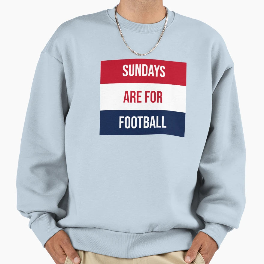 Sundays Are Football Sweatshirt - Aesthetic Graphic Unisex - T-Shirt, Sweatshirt, Hoodie