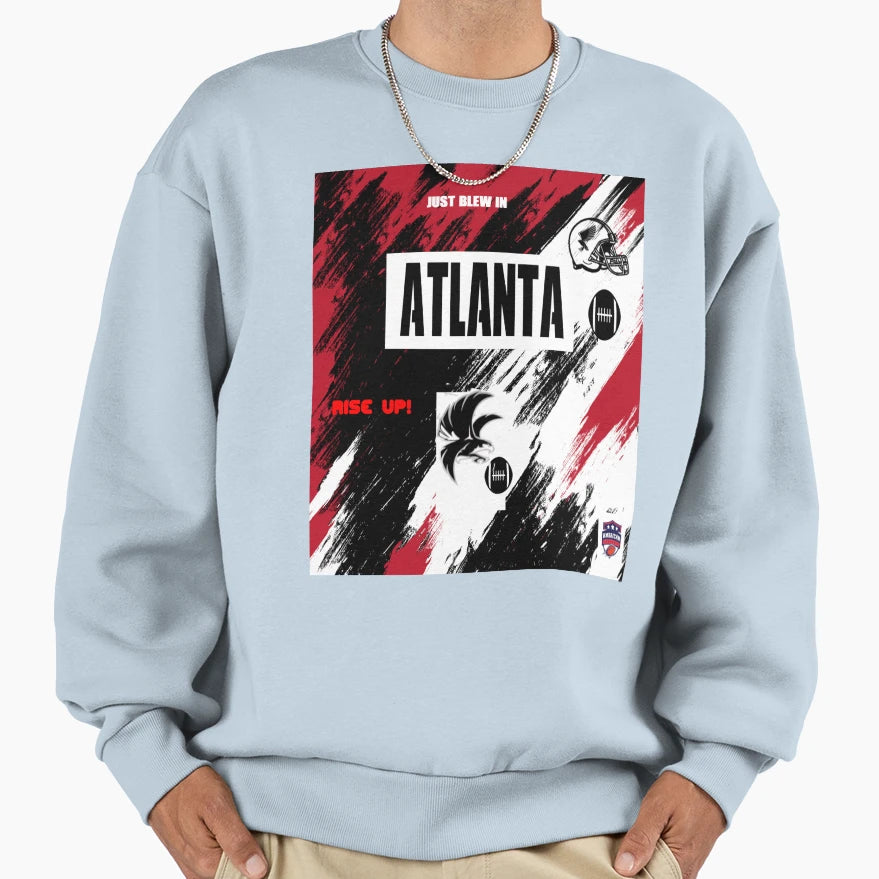 American Football Atlanta Sweatshirt - Novelty Apparel Unisex - T-Shirt, Sweatshirt, Hoodie