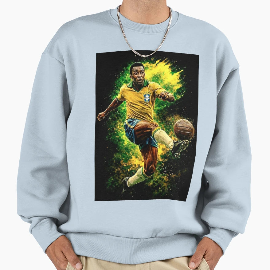 Pel Football Legend Pride Sweatshirt - Trendy Graphic Men Women - T-Shirt, Sweatshirt, Hoodie
