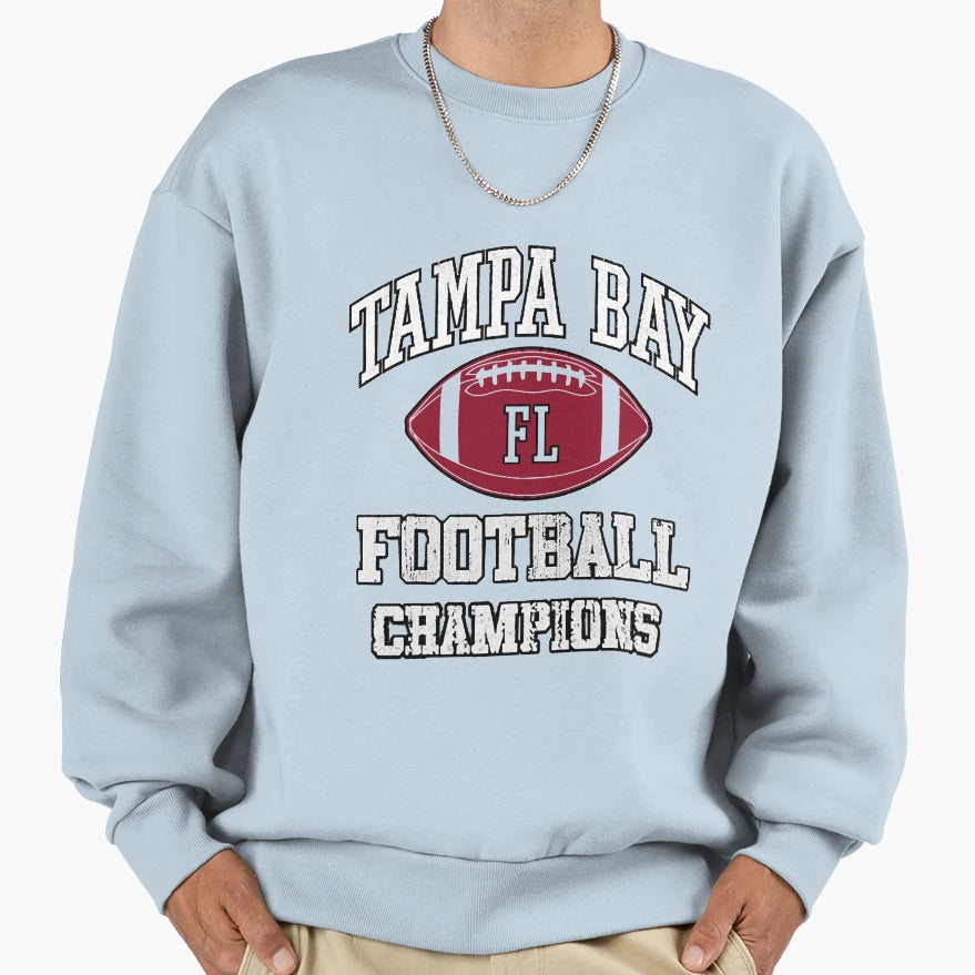 Tampa Bay Football Gameday Gift Sweatshirt - Streetwear Style for Adults - T-Shirt, Sweatshirt, Hoodie