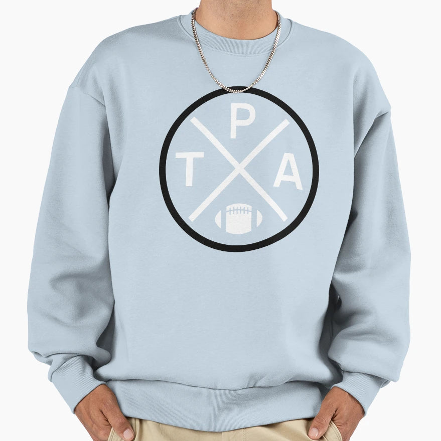 Tampa Bay Football Emblem Tpa Sweatshirt - Graphic Print Unisex - T-Shirt, Sweatshirt, Hoodie