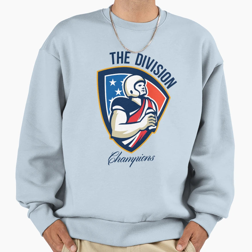 American Football Quarterback Sweatshirt - Custom Art Print Men Women - T-Shirt, Sweatshirt, Hoodie