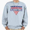American Gladiators Worn Sweatshirt - Minimalist Print Men Women - T-Shirt, Sweatshirt, Hoodie