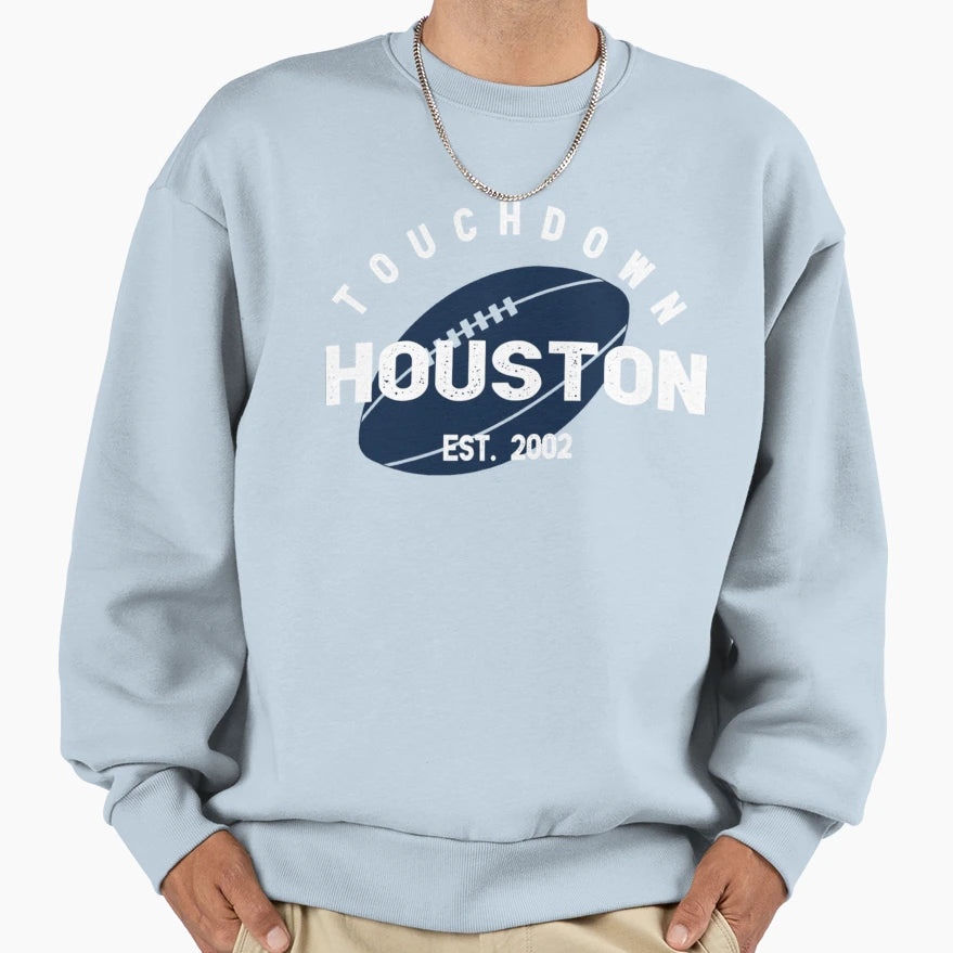 Houston Football Team 11 Sweatshirt - Trendy Graphic Men Women - T-Shirt, Sweatshirt, Hoodie