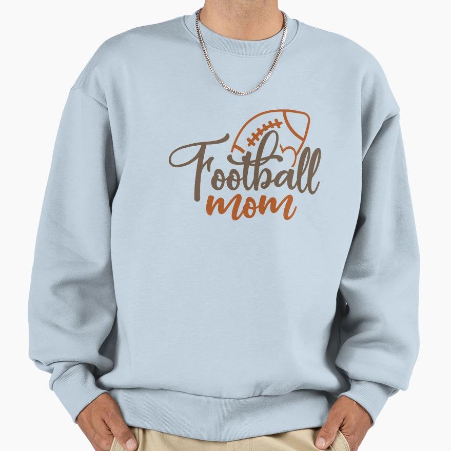 Football Mom Mothers Day Gift Sweatshirt - Trendy Graphic for Adults - T-Shirt, Sweatshirt, Hoodie