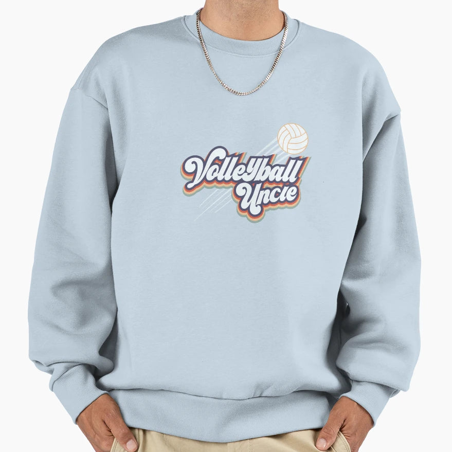 Volleyball Uncle Volleyball Sweatshirt - Custom Art Print Men Women - T-Shirt, Sweatshirt, Hoodie