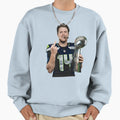 Meme Middle Finge Sam Darnold Sweatshirt - Unique Graphic Unisex - T-Shirt, Sweatshirt, Hoodie