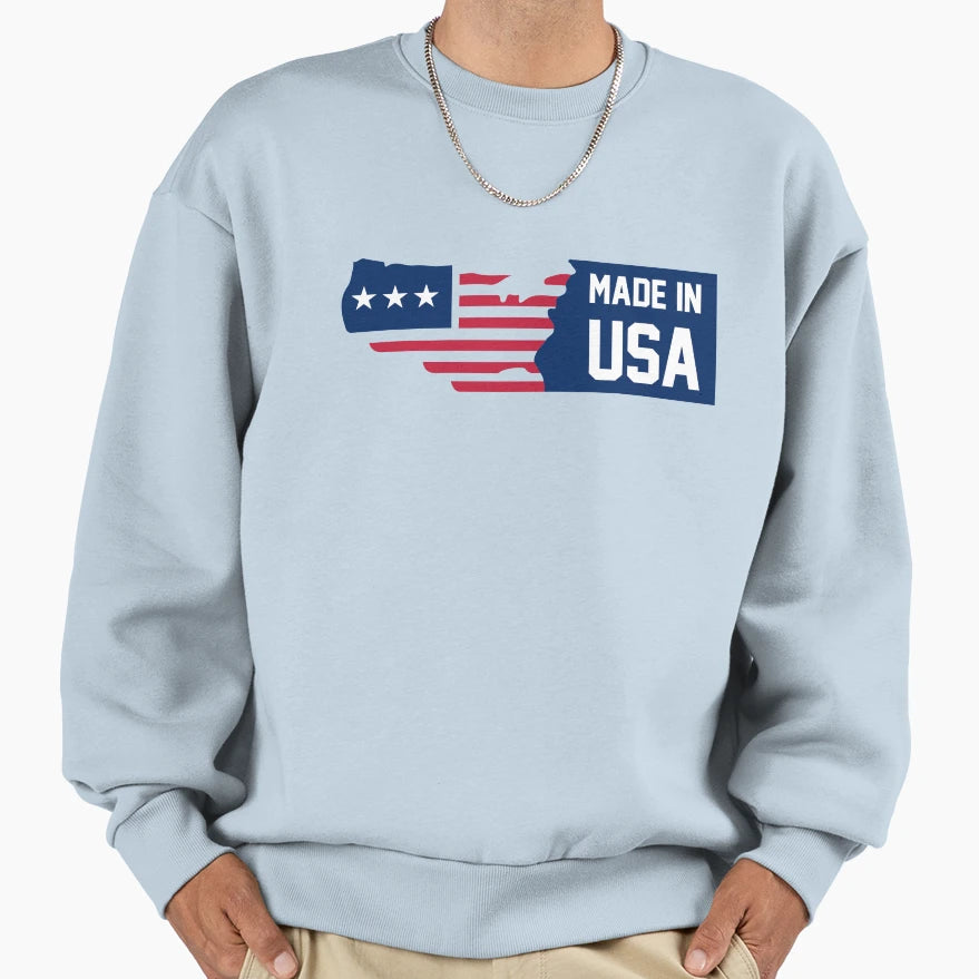 Made Usa Sweatshirt - Fun Novelty Design Men Women - T-Shirt, Sweatshirt, Hoodie