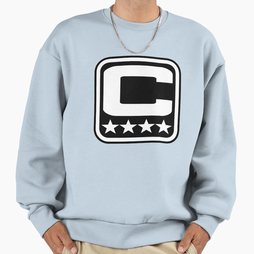 Captain Football And T-Shirt - Trendy Graphic for Adults - T-Shirt, Sweatshirt, Hoodie